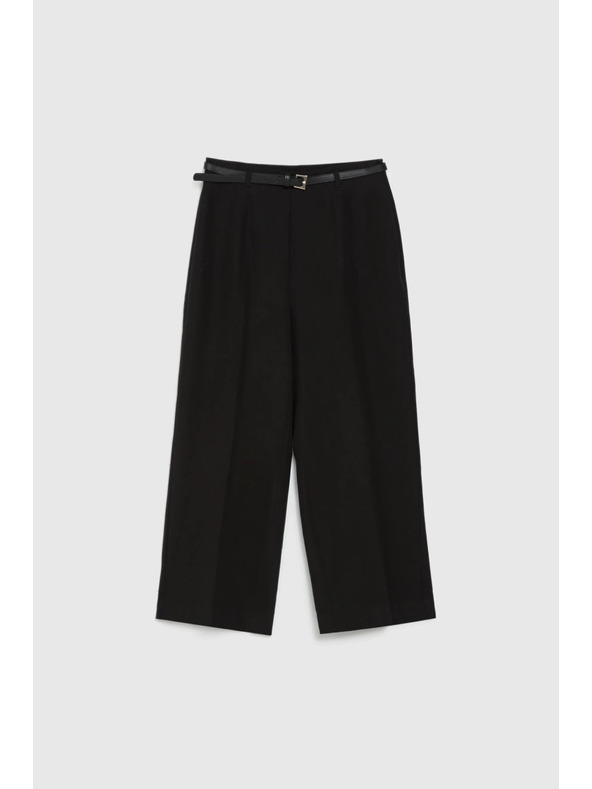 Moodo Črne hlače z pasom Moodo
