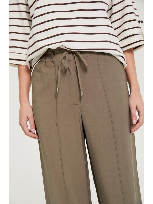 Moodo Ohlapne olivne hlače Moodo