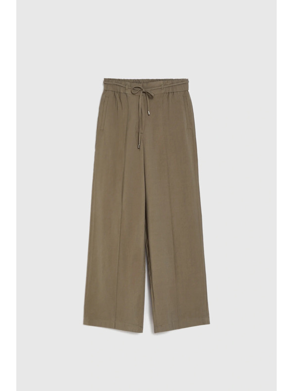 Moodo Ohlapne olivne hlače Moodo