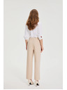 Moodo Gladke bežaste hlače Moodo