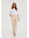 Moodo Gladke bežaste hlače Moodo