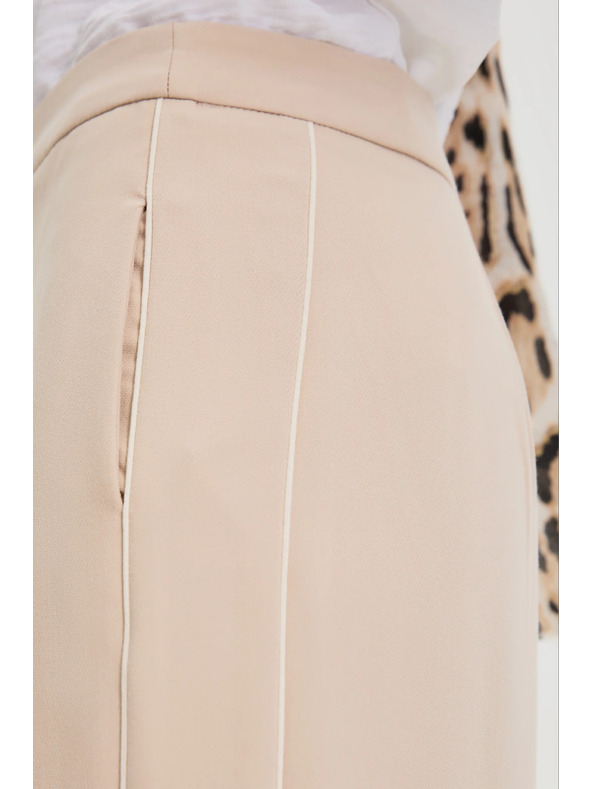 Moodo Gladke bežaste hlače Moodo