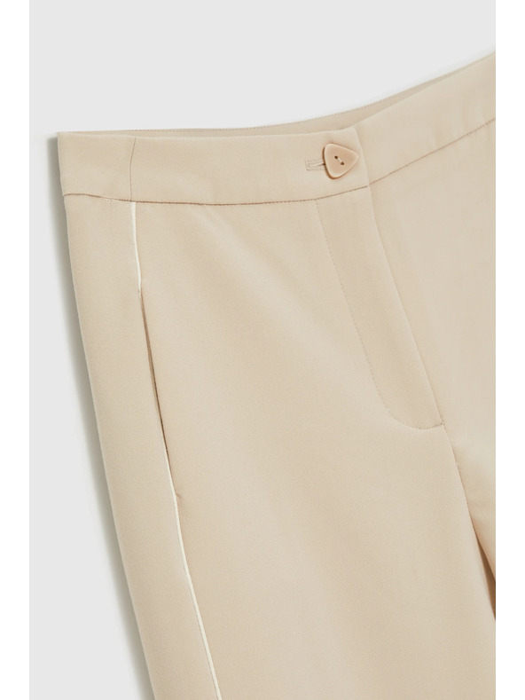 Moodo Gladke bežaste hlače Moodo