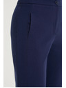 Moodo Gladke temno modre hlače Moodo