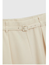 Moodo Bežaste hlače z pasom Moodo