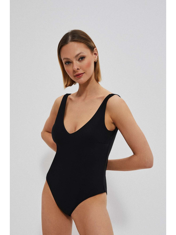 Moodo Gladke enodelne črne kopalke Moodo