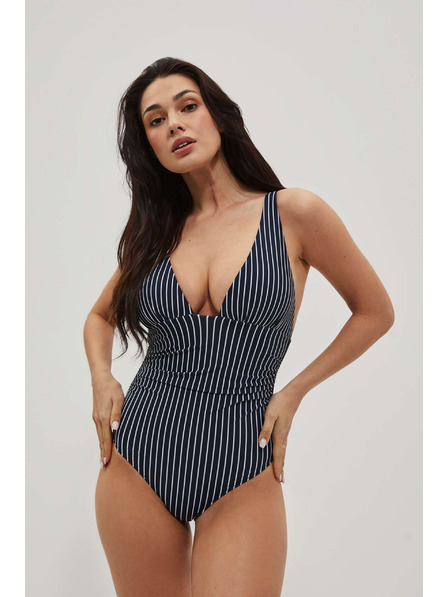 Moodo Enodelne kopalke v črtah, temno modre Moodo