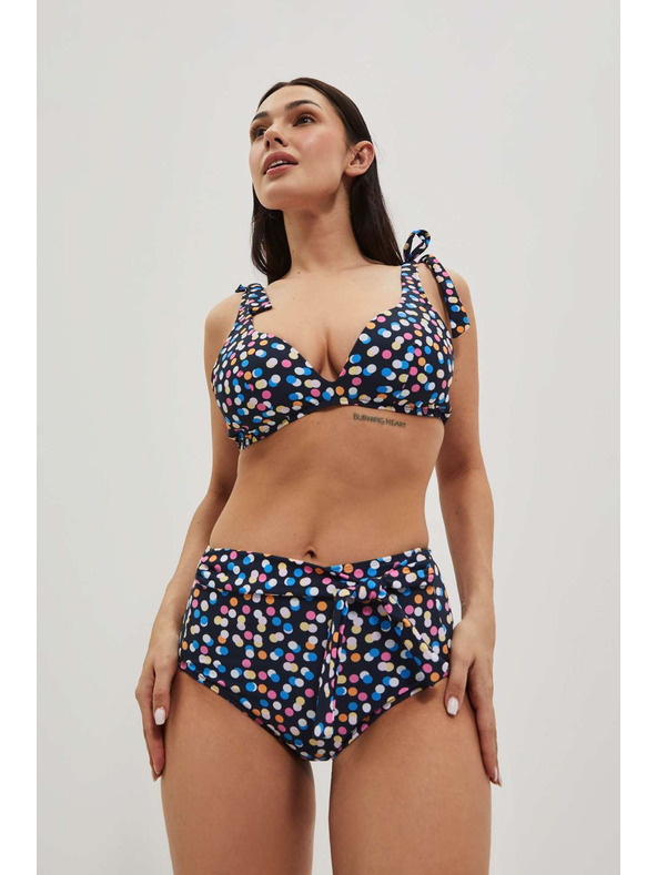 Moodo Bikini top s pikami, temno moder Moodo