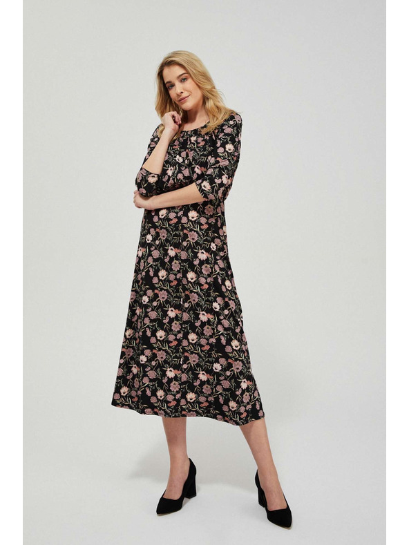 Moodo Obleke s cvetličnim potiskom Moodo