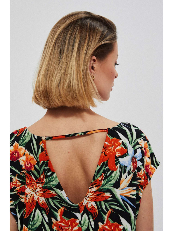 Moodo Obleke s cvetličnim potiskom Moodo