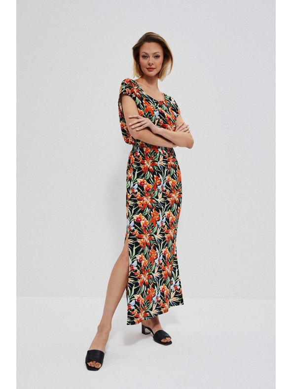 Moodo Obleke s cvetličnim potiskom Moodo