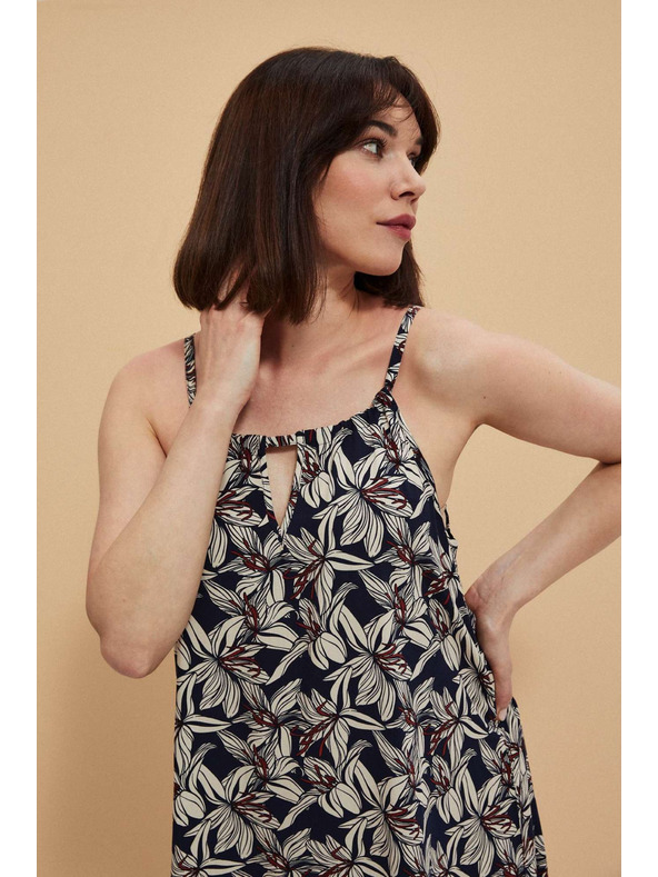 Moodo Viskozne obleke s cvetličnim vzorcem Moodo