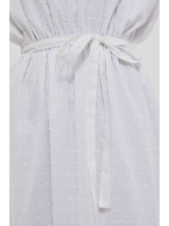 Moodo Obleke iz plumeti tkanine Moodo