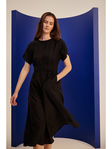 Moodo Črne viskozne obleke Moodo