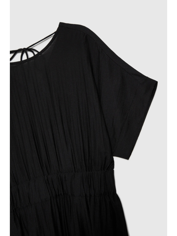 Moodo Črne viskozne obleke Moodo