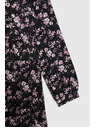 Moodo Črne midi obleke s cvetlicami Moodo