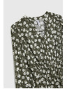 Moodo Razširjene obleke z cvetličnim vzorcem, olivne Moodo