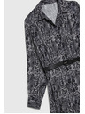 Moodo Sive viskozne obleke z pasom Moodo