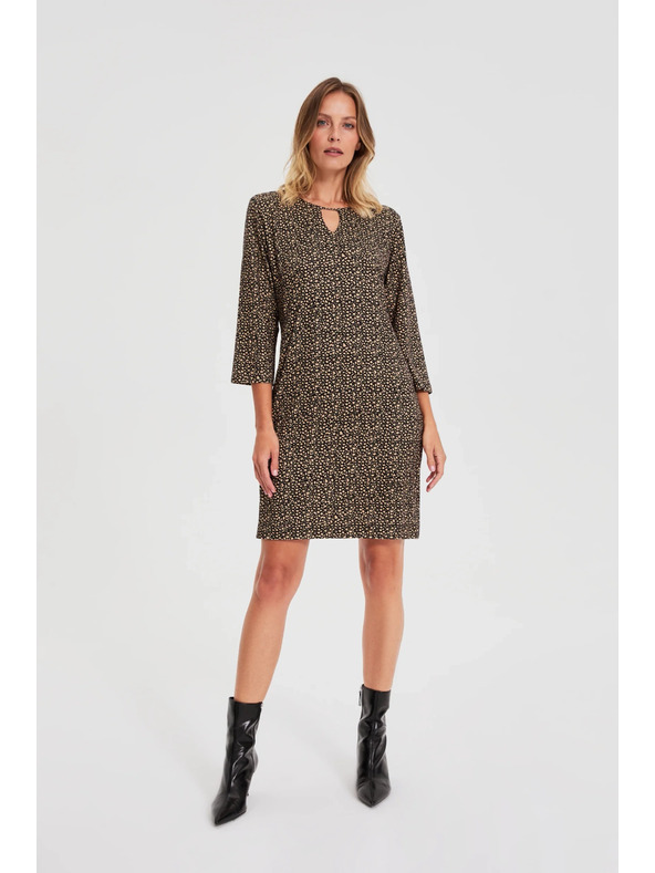 Moodo Črne obleke z nežnim vzorcem Moodo