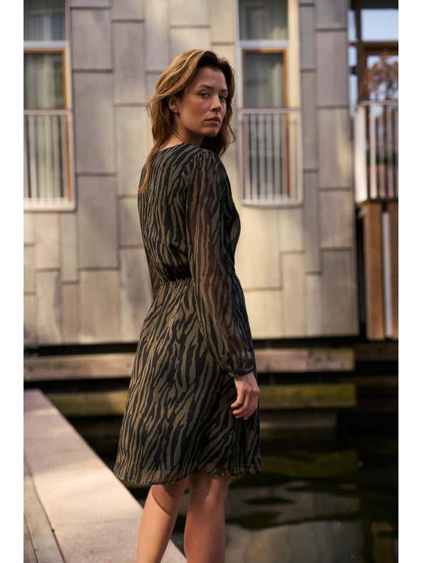 Moodo Olivne obleke z živalskim vzorcem Moodo