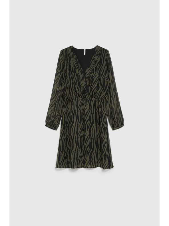 Moodo Olivne obleke z živalskim vzorcem Moodo