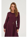 Moodo Vinsko rdeče midi obleke Moodo
