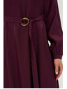 Moodo Vinsko rdeče midi obleke Moodo