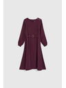 Moodo Vinsko rdeče midi obleke Moodo