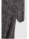 Moodo Vzorčaste črne obleke Moodo