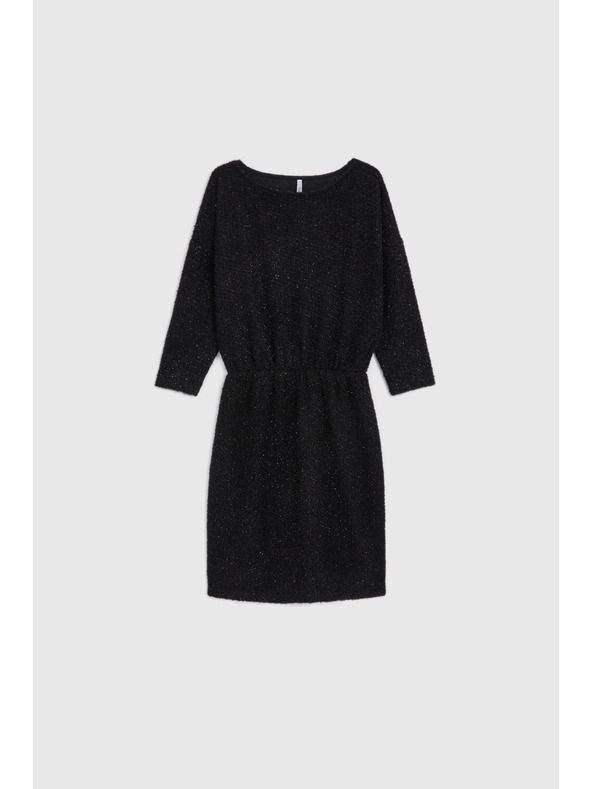 Moodo Črne obleke okrašene z bleščečo nitjo Moodo