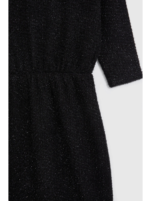 Moodo Črne obleke okrašene z bleščečo nitjo Moodo