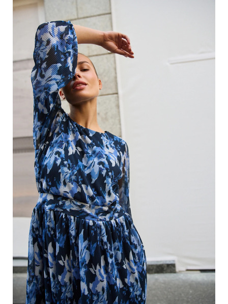 Moodo Nagubane obleke temno modre Moodo