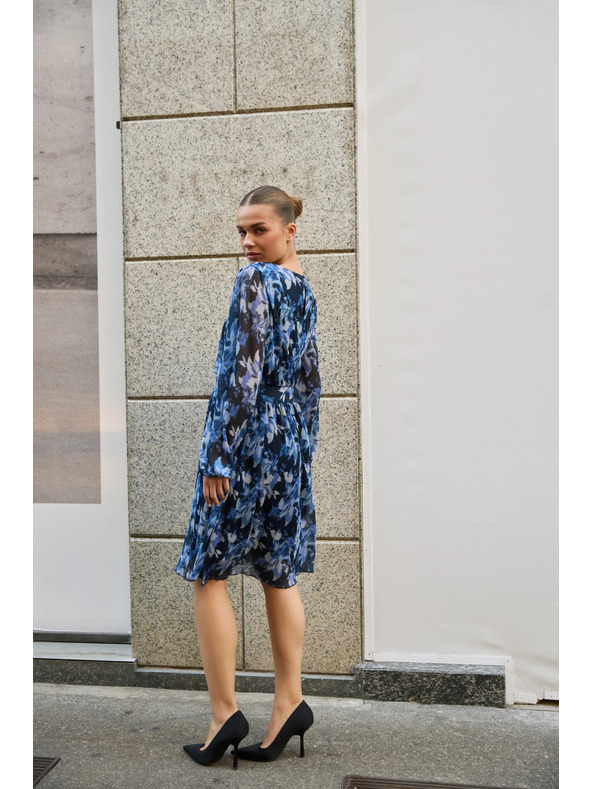 Moodo Nagubane obleke temno modre Moodo