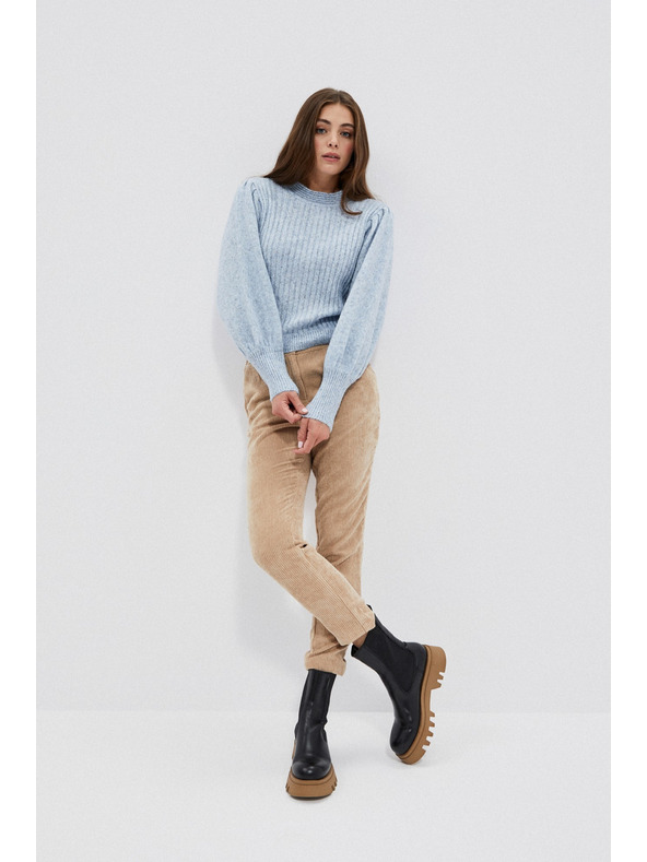 Moodo Pulover z napihnjeni rokavi Moodo