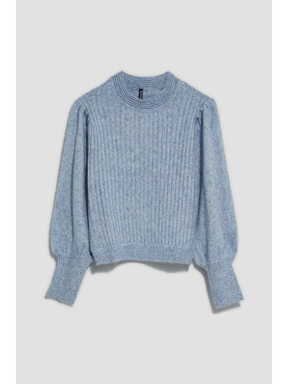 Moodo Pulover z napihnjeni rokavi Moodo