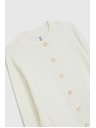 Moodo Pulover z okrasnim pletenjem ecru Moodo