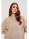 Moodo Pulover s kratkimi rokavi bež Moodo
