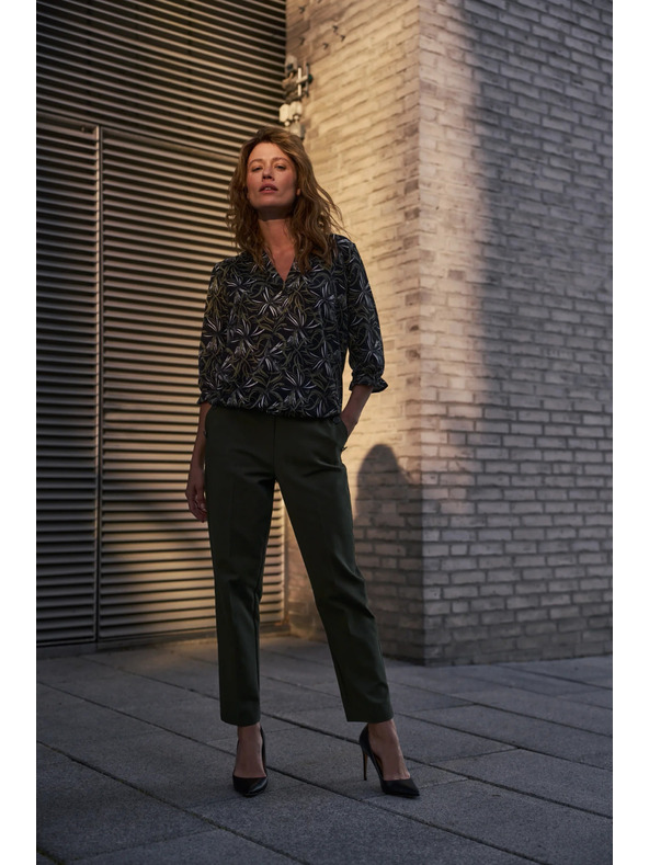 Moodo Pulover z vzorcem črn Moodo