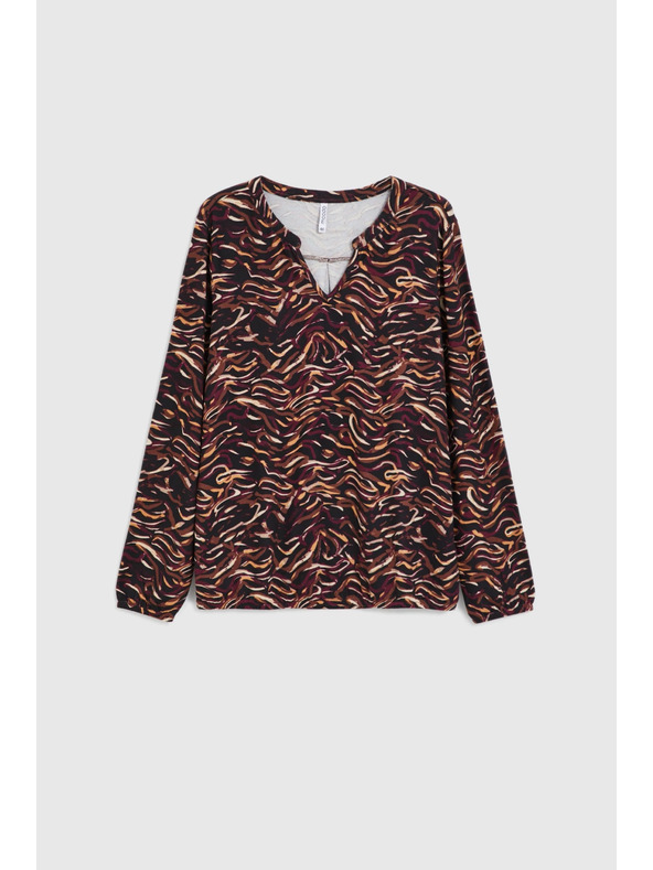 Moodo Pulover z dolgimi rokavi črn Moodo