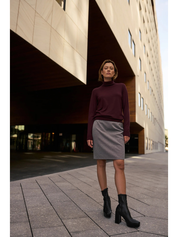 Moodo Gladek rolak bordo Moodo