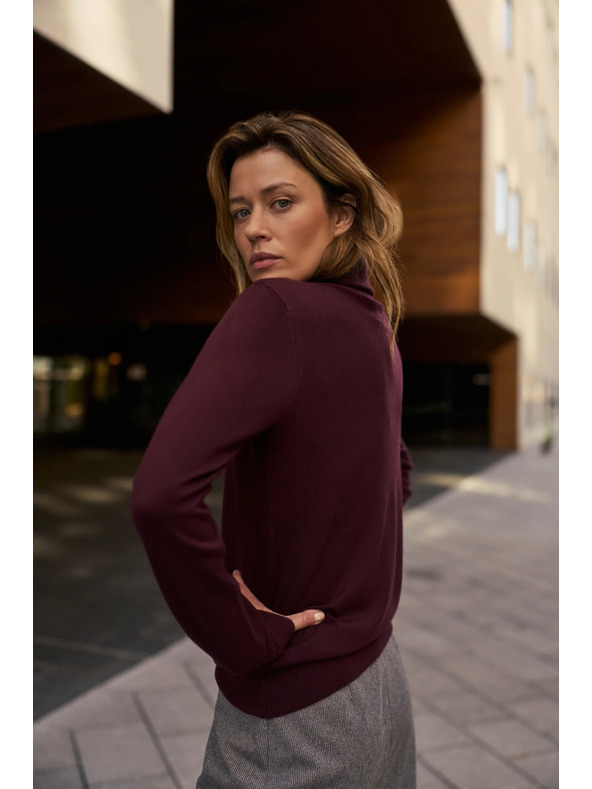 Moodo Gladek rolak bordo Moodo