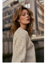 Moodo Pulover enostavnega kroja ecru Moodo