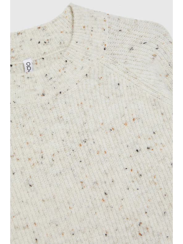 Moodo Pulover enostavnega kroja ecru Moodo
