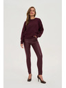Moodo Gladek burgundski pulover Moodo