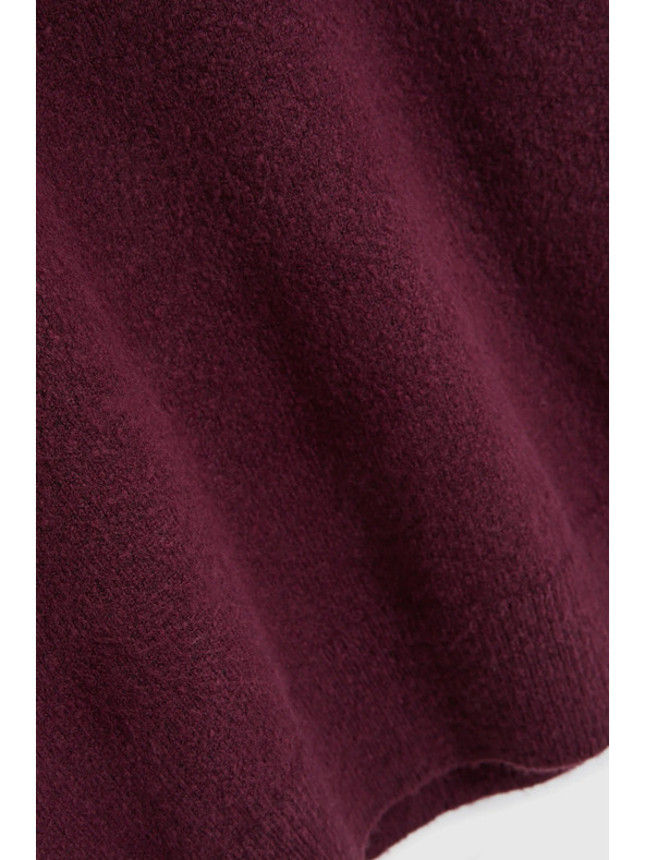 Moodo Gladek burgundski pulover Moodo