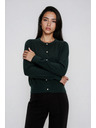 Moodo Temno zelen kardigan Moodo