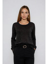 Moodo Viskozni črn pulover Moodo