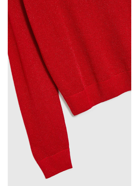 Moodo Viskozni rdeč pulover Moodo