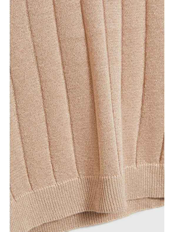 Moodo Pulover s kratkimi rokavi bež Moodo