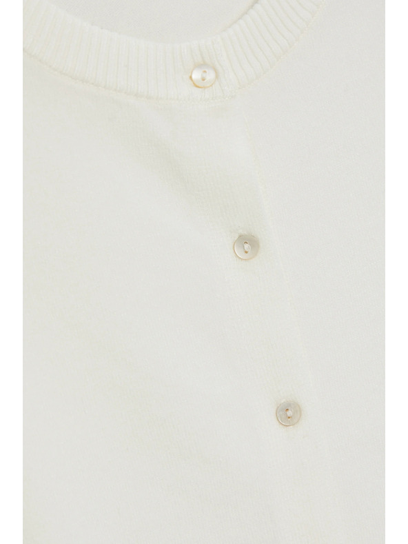 Moodo Bel pulover s kratkimi rokavi Moodo